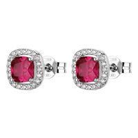 Earrings Brosway Woman FANCY PASSION RUBY in Silver Cubic Zirconia FPR134